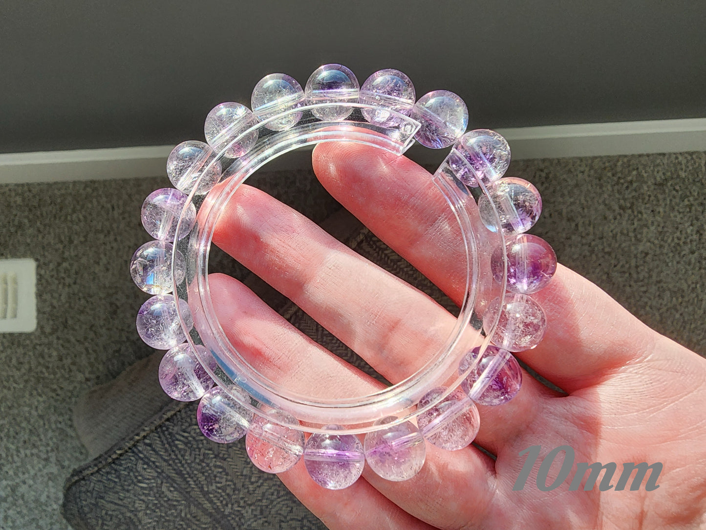 [Bracelet] Natural Purple Super Seven Bracelet