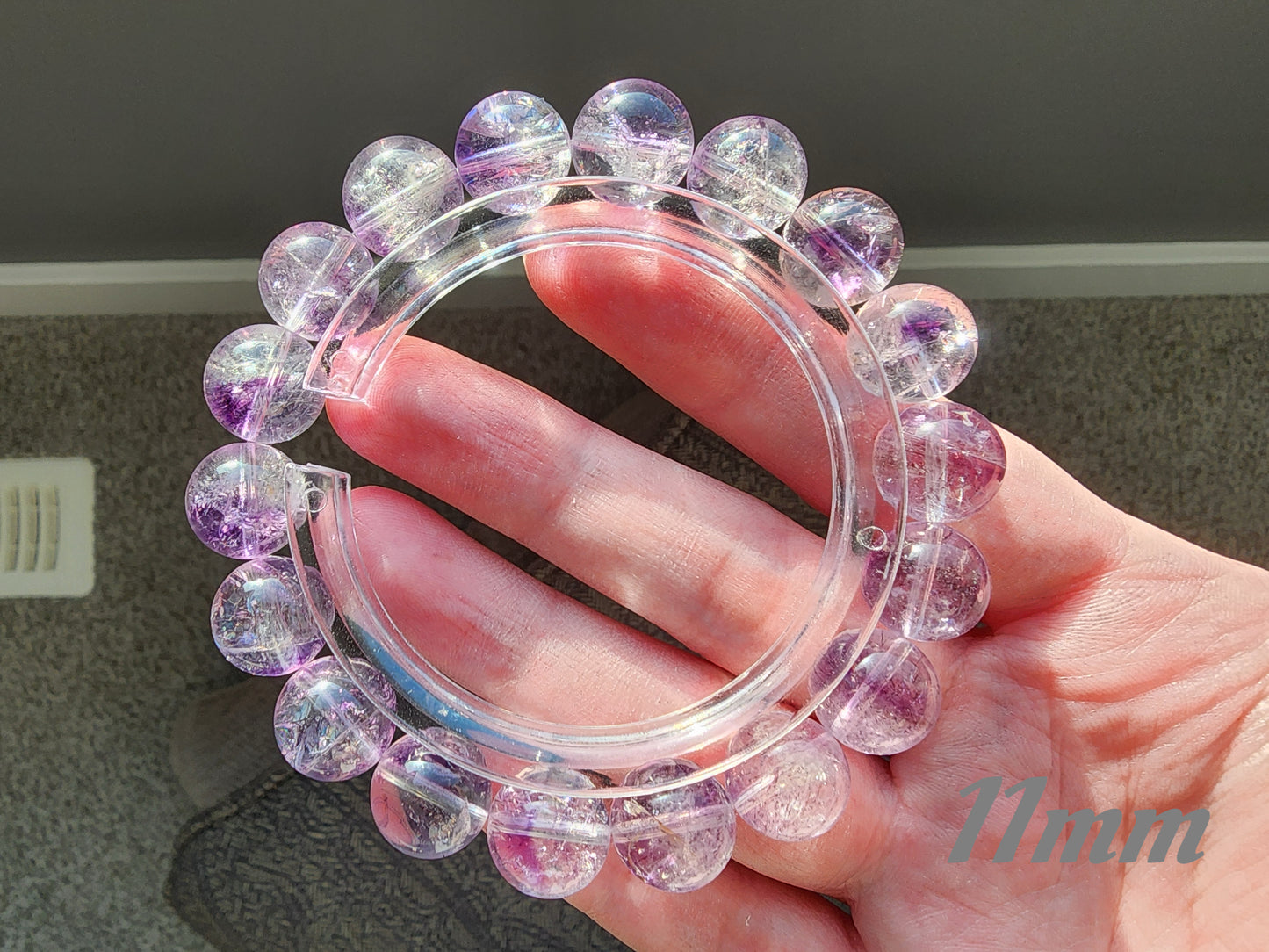 [Bracelet] Natural Purple Super Seven Bracelet