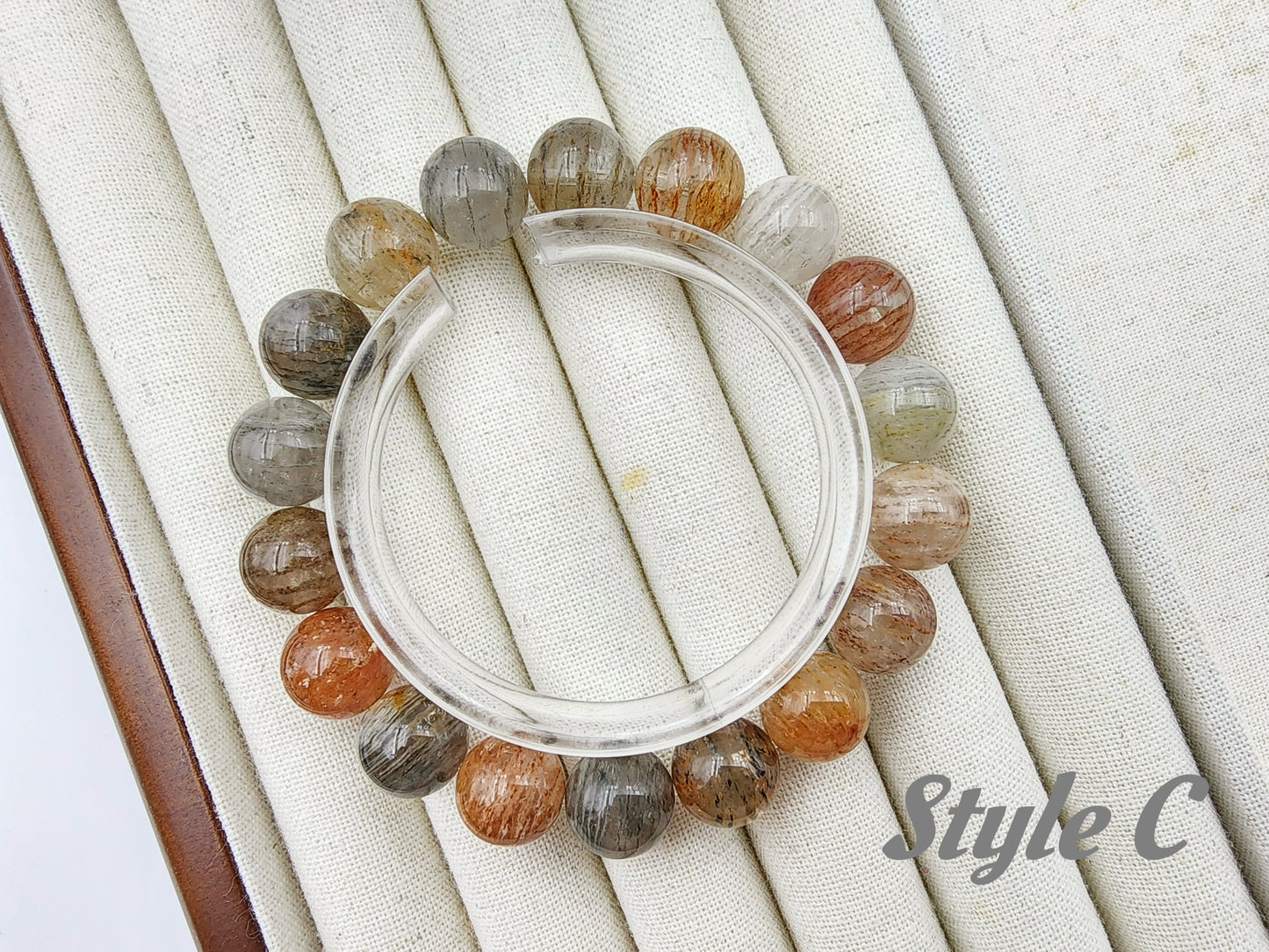 [Bracelet] 11mm Colorful Phantom Quartz Bracelet