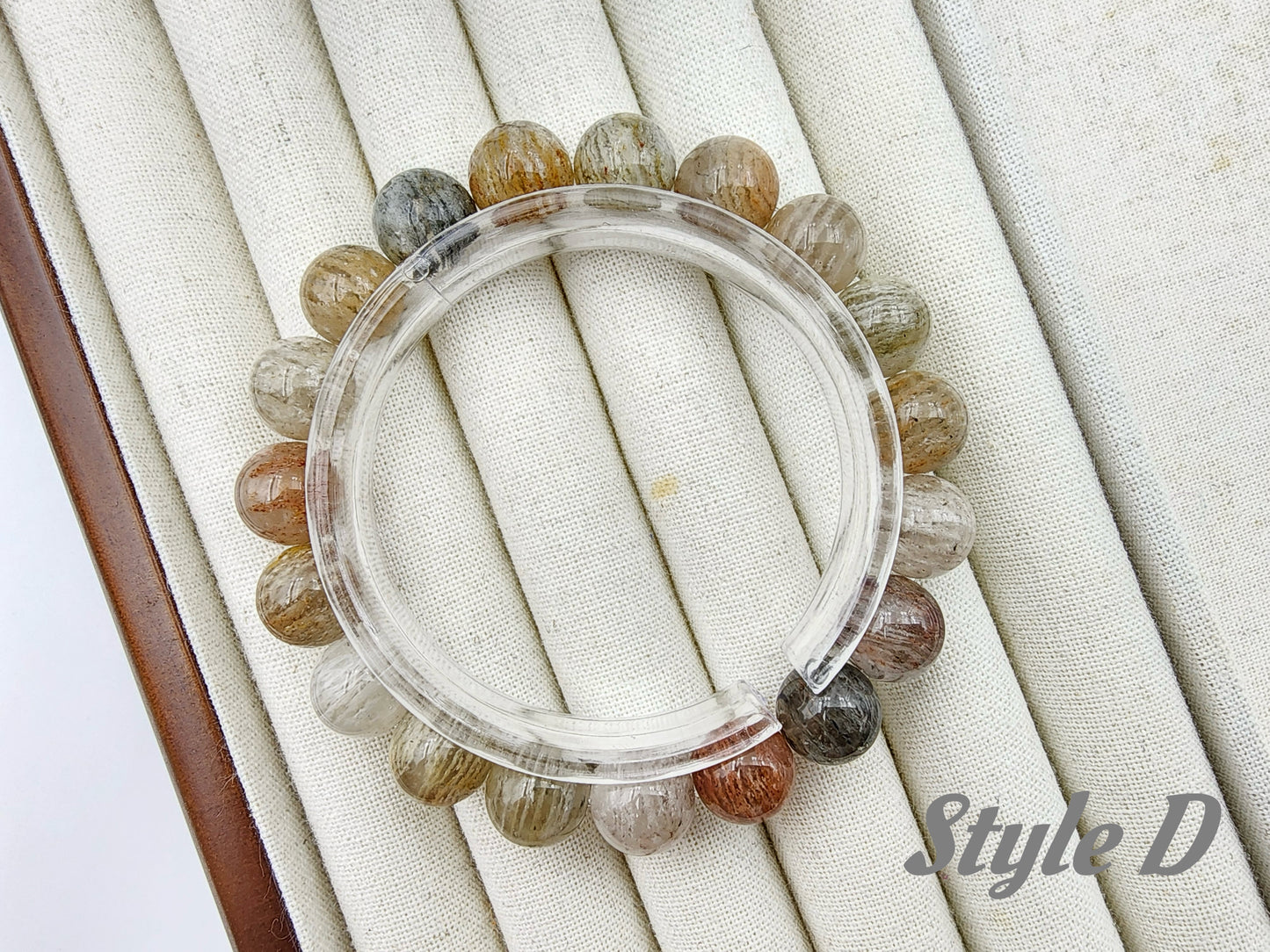 [Bracelet] 11mm Colorful Phantom Quartz Bracelet