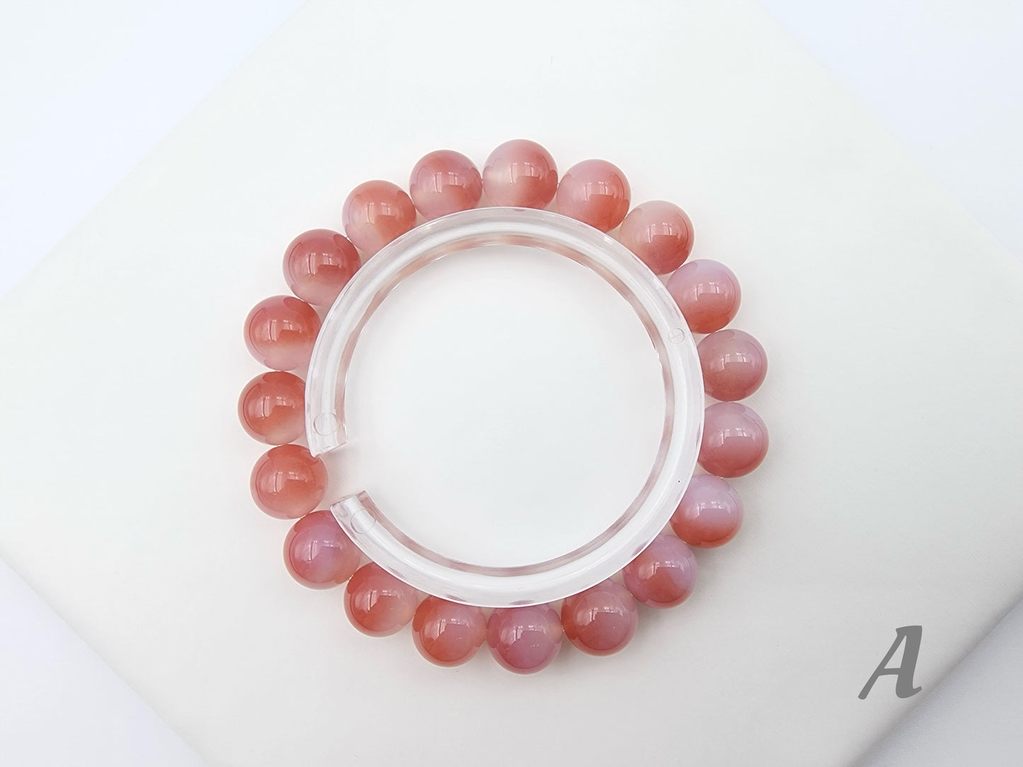 [Bracelet] 10mm Yanyuan Peach Agate Bracelet