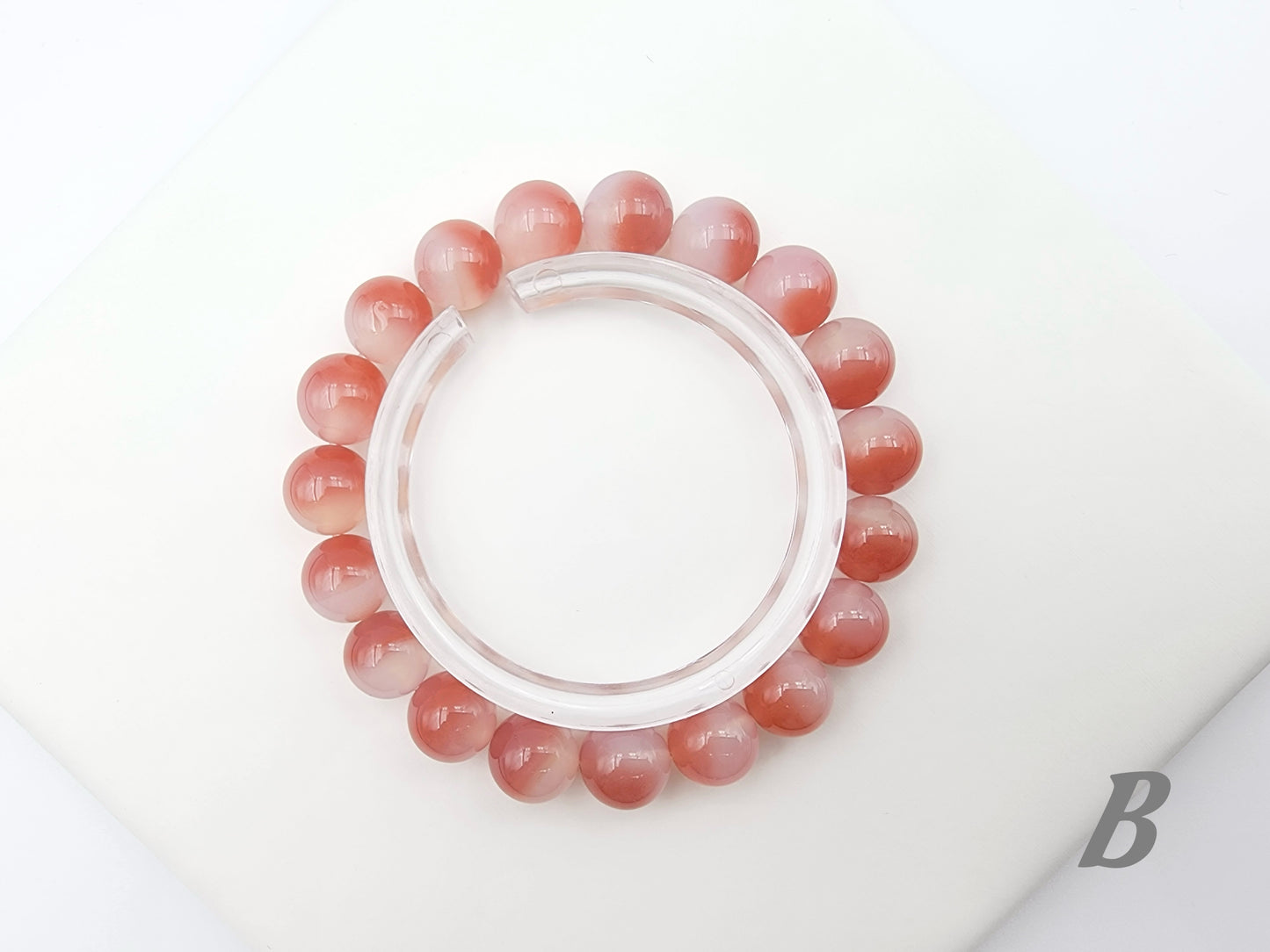 [Bracelet] 10mm Yanyuan Peach Agate Bracelet