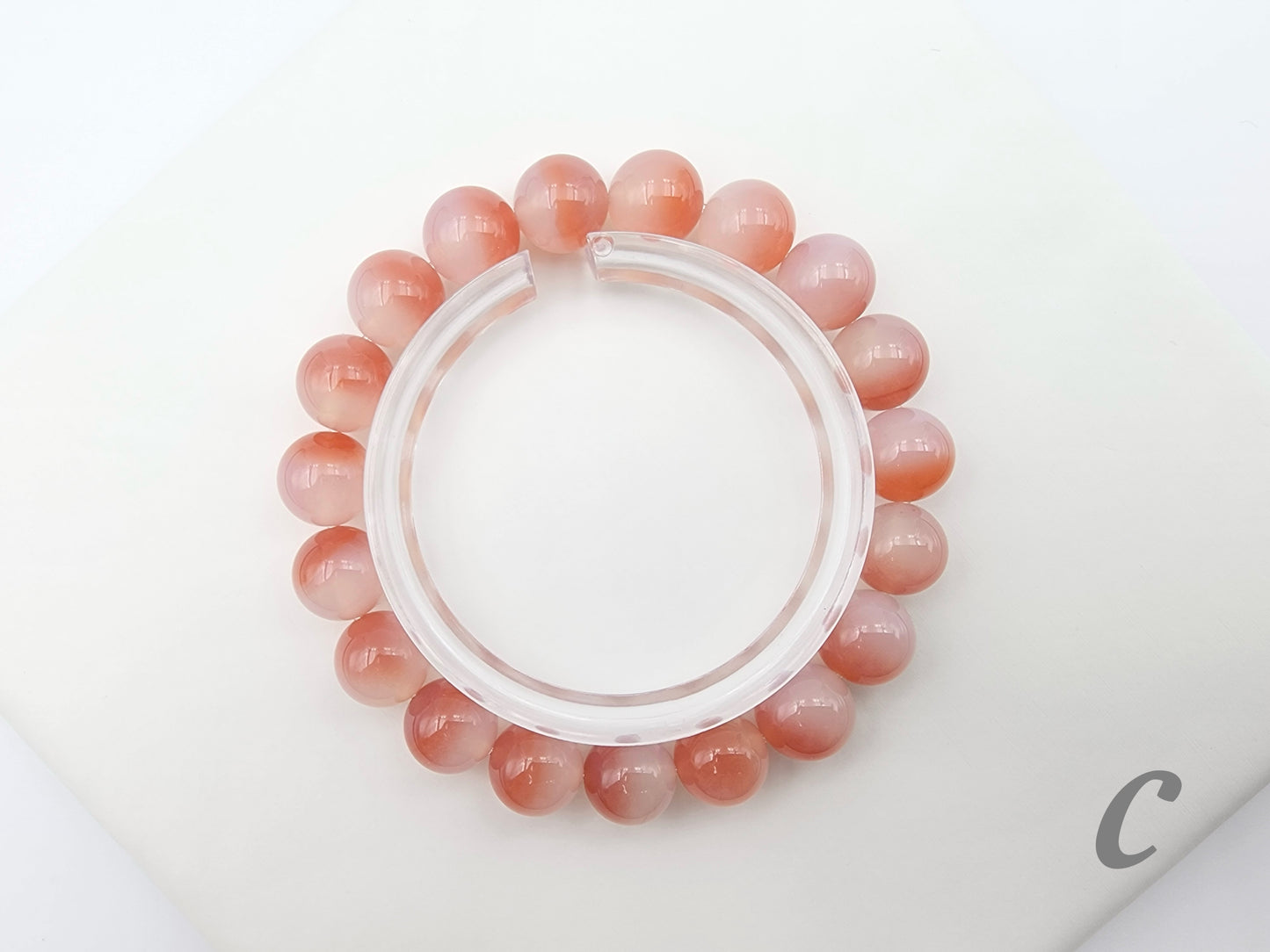 [Bracelet] 10mm Yanyuan Peach Agate Bracelet