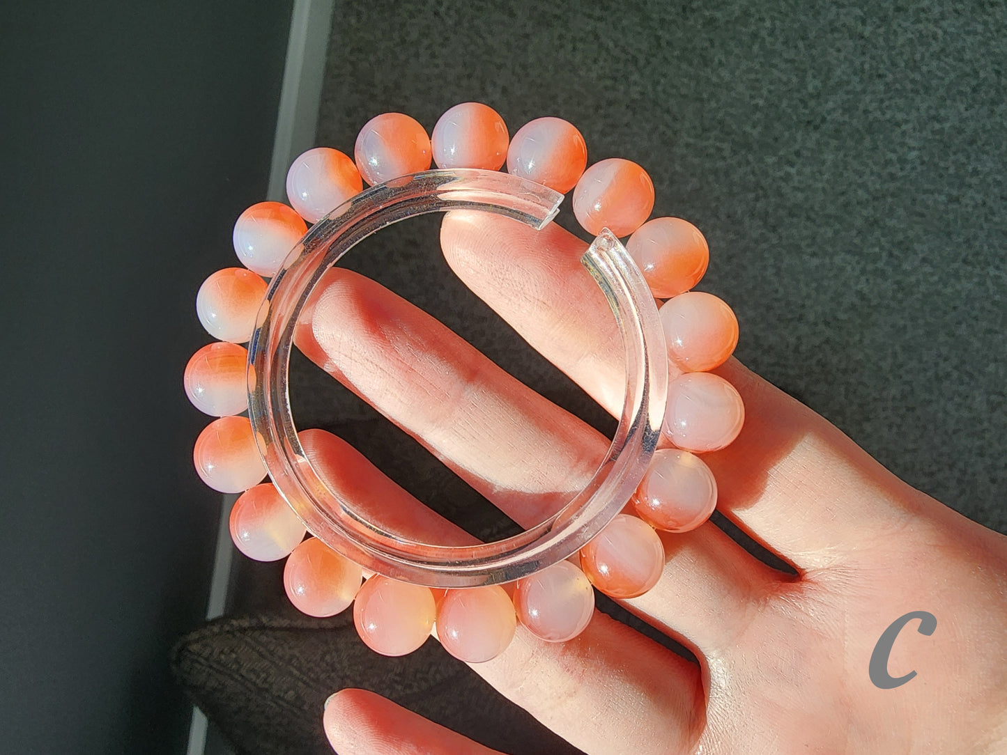 [Bracelet] 10mm Yanyuan Peach Agate Bracelet