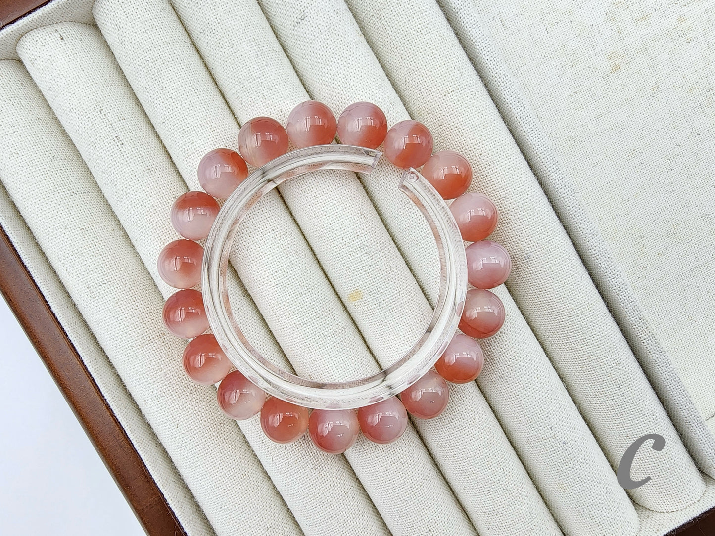 [Bracelet] 10mm Yanyuan Peach Agate Bracelet