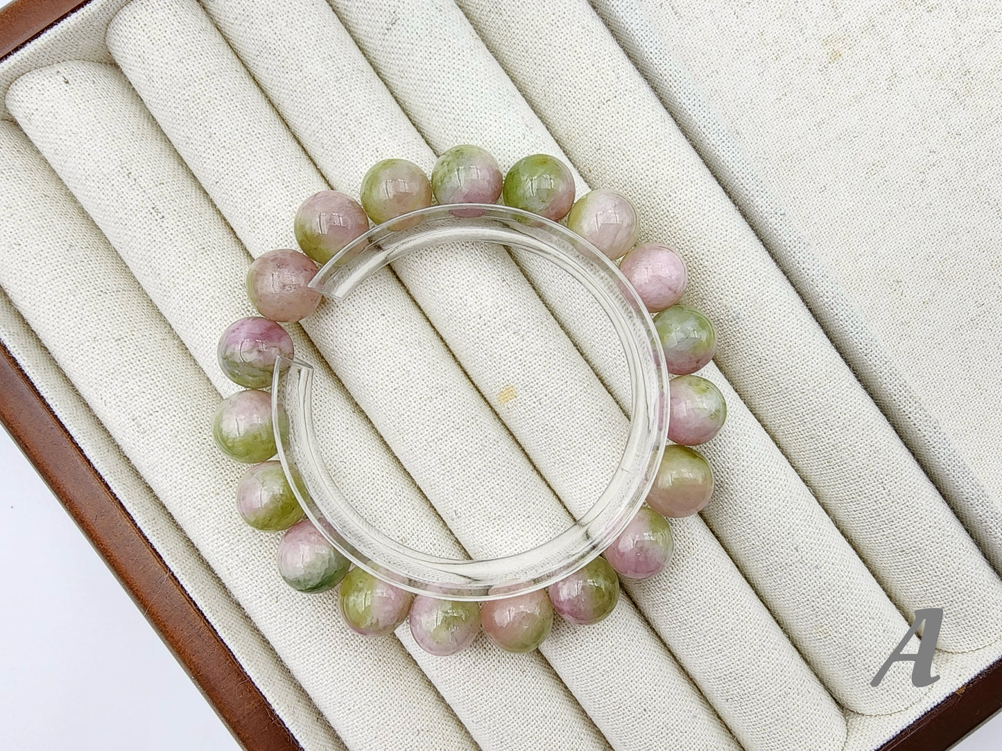 [Bracelet] 10mm Pink & Green Watermelon Tourmaline Bracelet