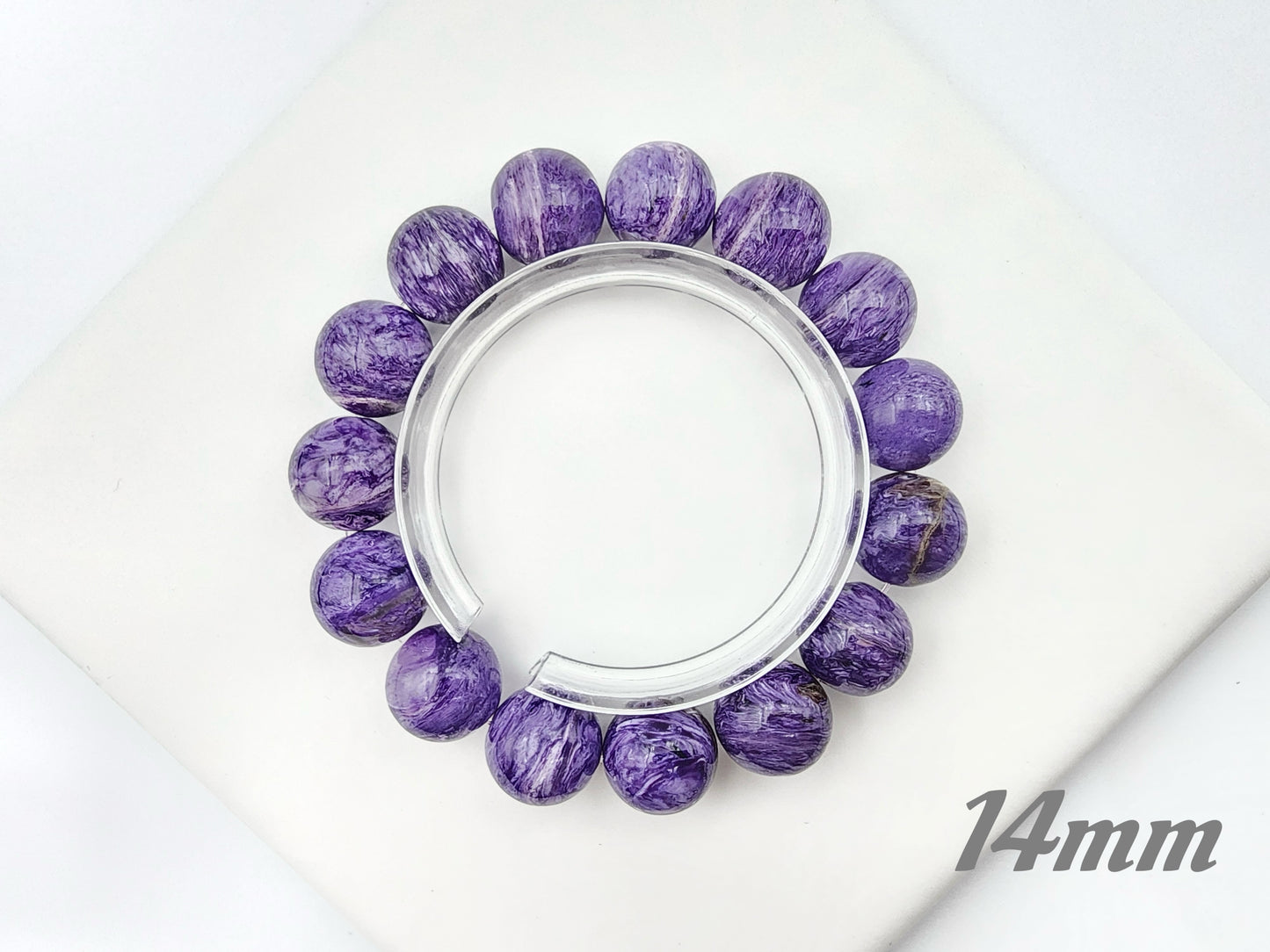 [Bracelet] Natural Charoite Bracelet