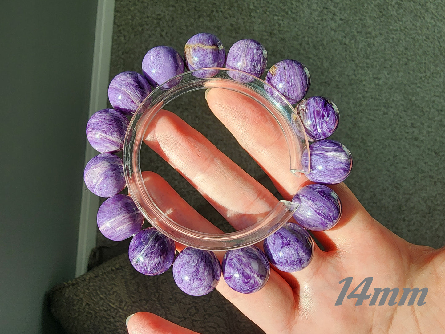 [Bracelet] Natural Charoite Bracelet