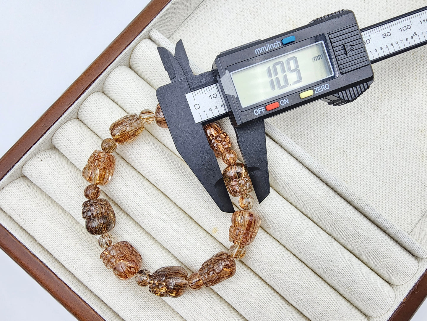 [Bracelet] Black Gold Rutilated Quartz Pixiu Bracelet for Wealth
