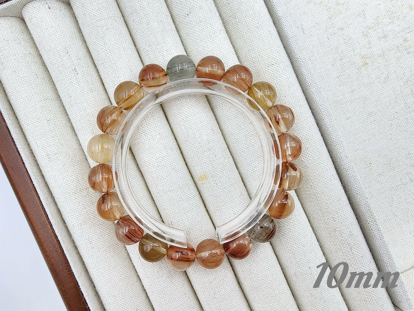 [Bracelet] Multicolor Rabbit Hair Quartz Bracelet
