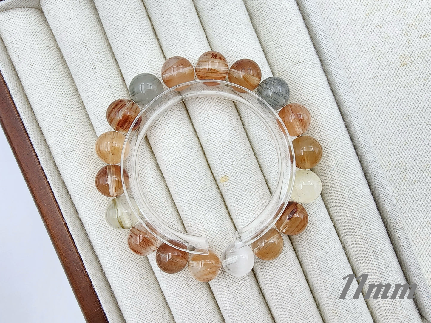 [Bracelet] Multicolor Rabbit Hair Quartz Bracelet