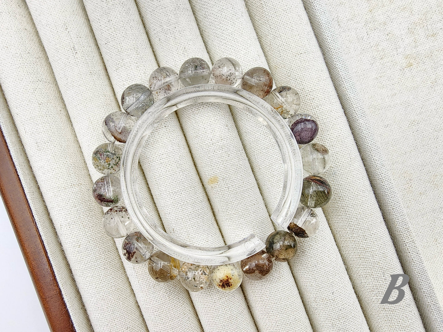 [Bracelet] 9mm Multi-Tone Phantom Quartz Bracelet