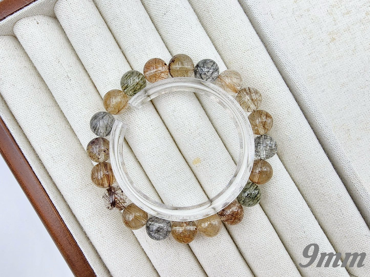 [Bracelet] Natural Rainbow Rutilated Quartz Bracelet
