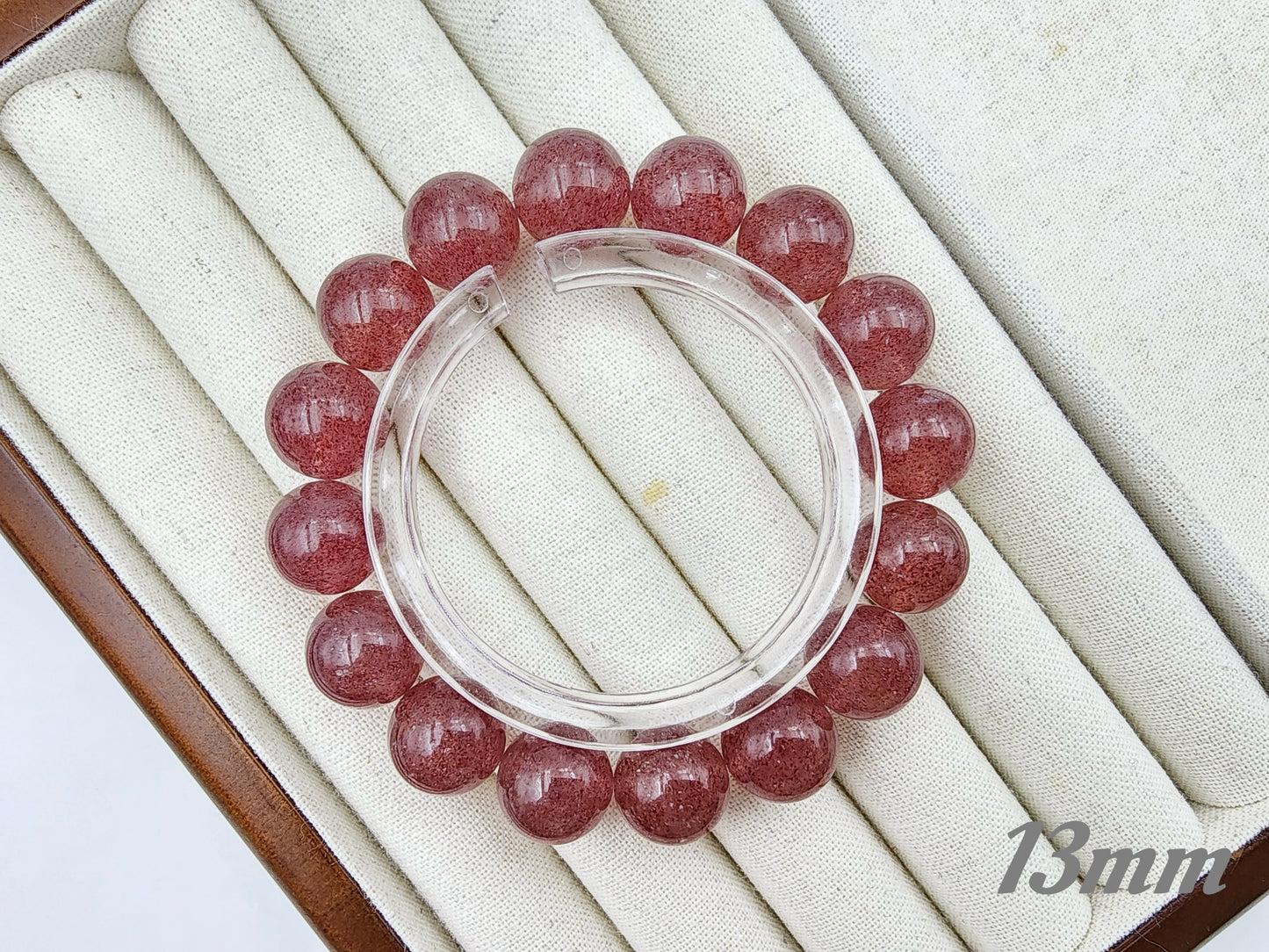 [Bracelet] Embrace Your Inner Spark: Strawberry Quartz Bracelet