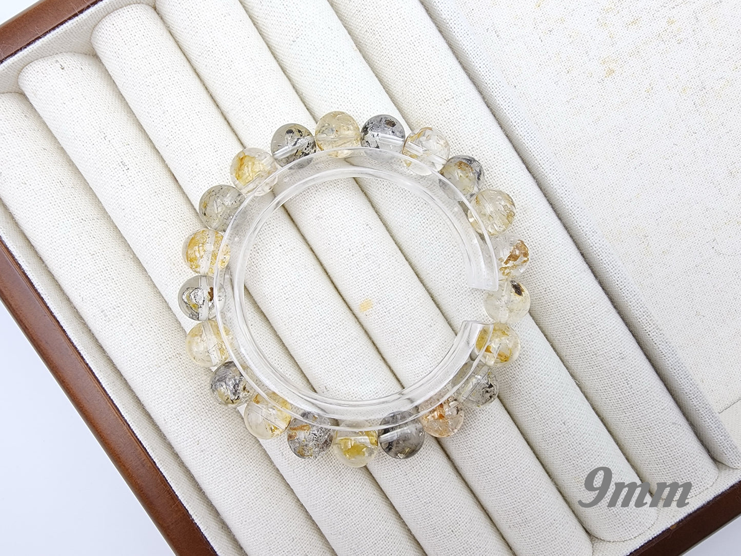 [Bracelet] Multicolor Herkimer-Style Quartz Bracelet