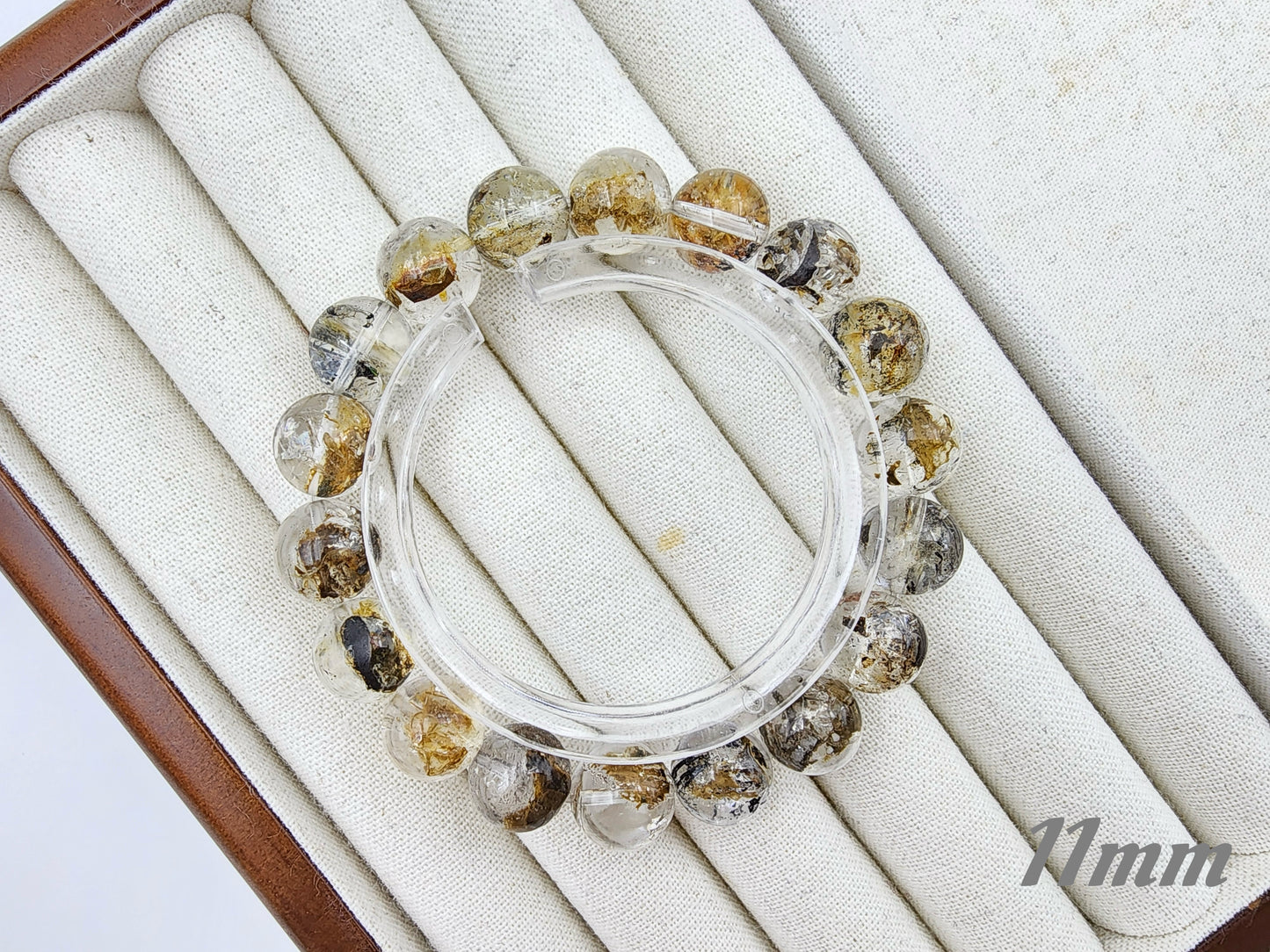 [Bracelet] Multicolor Herkimer-Style Quartz Bracelet
