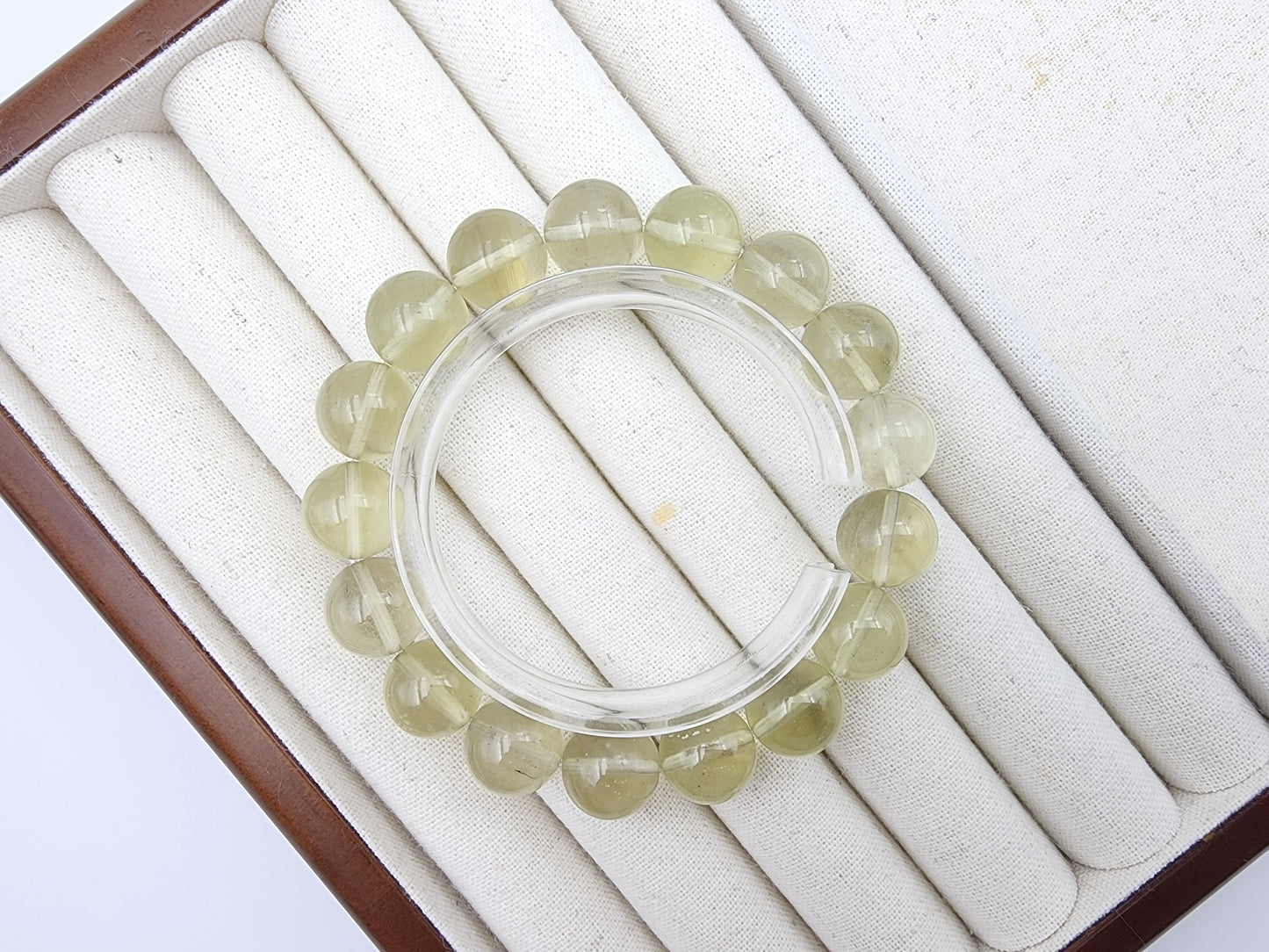 [Bracelet] Natural 12mm Libyan Desert Glass Bracelet