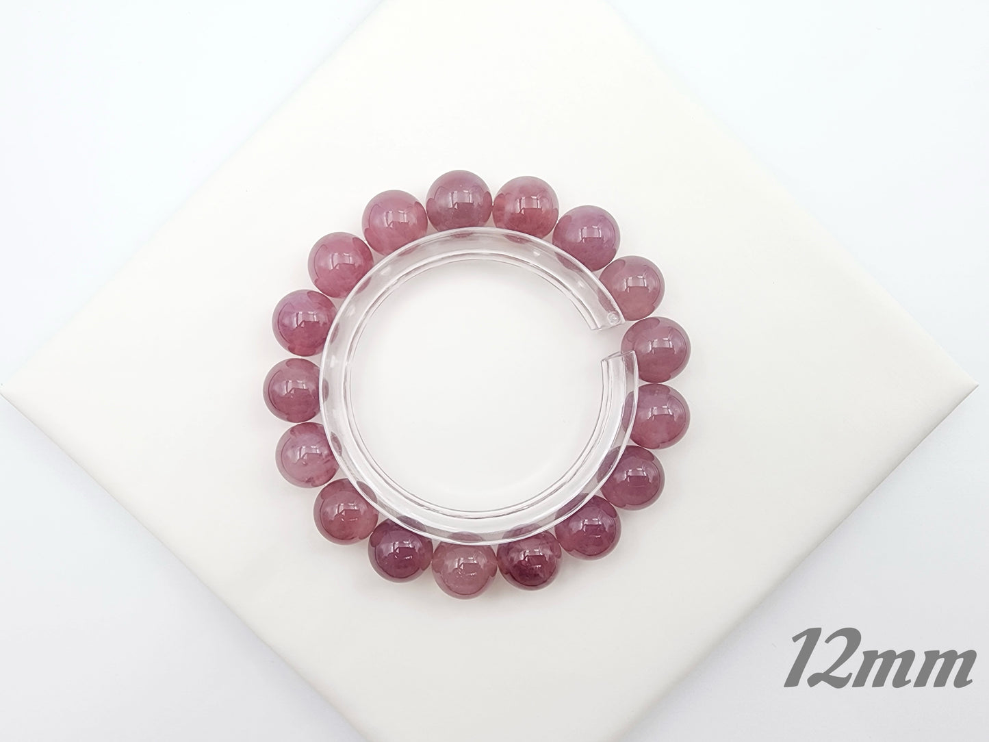 [Bracelet] Madagascar Lavender Rose Quartz Bracelet