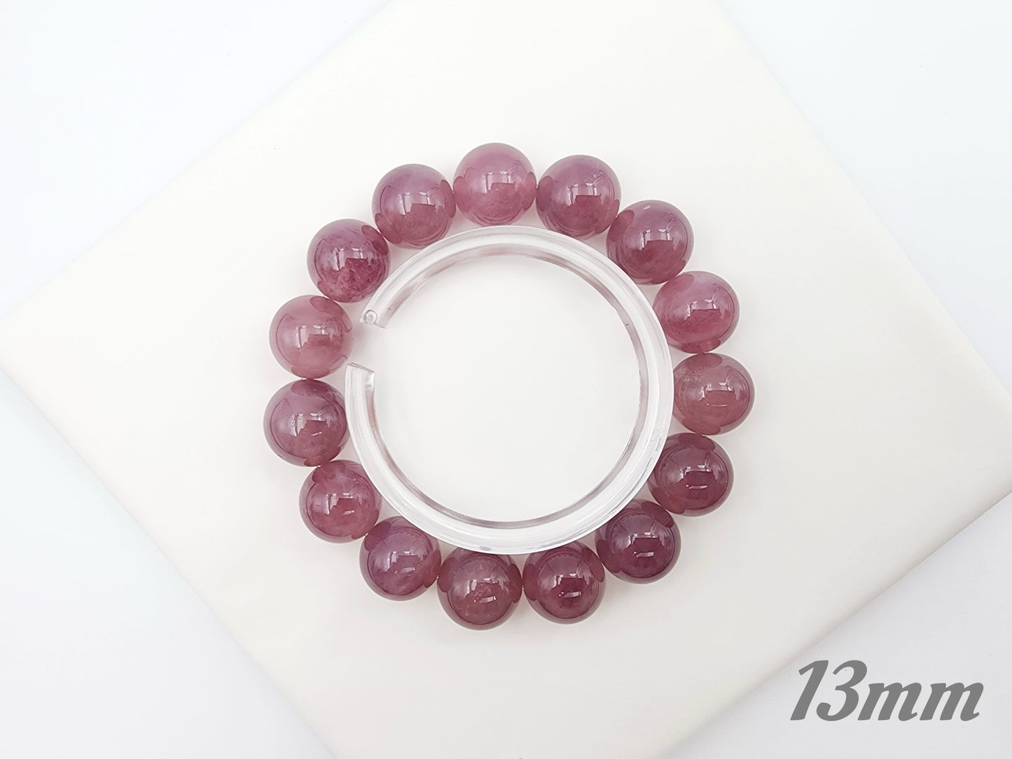 [Bracelet] Madagascar Lavender Rose Quartz Bracelet