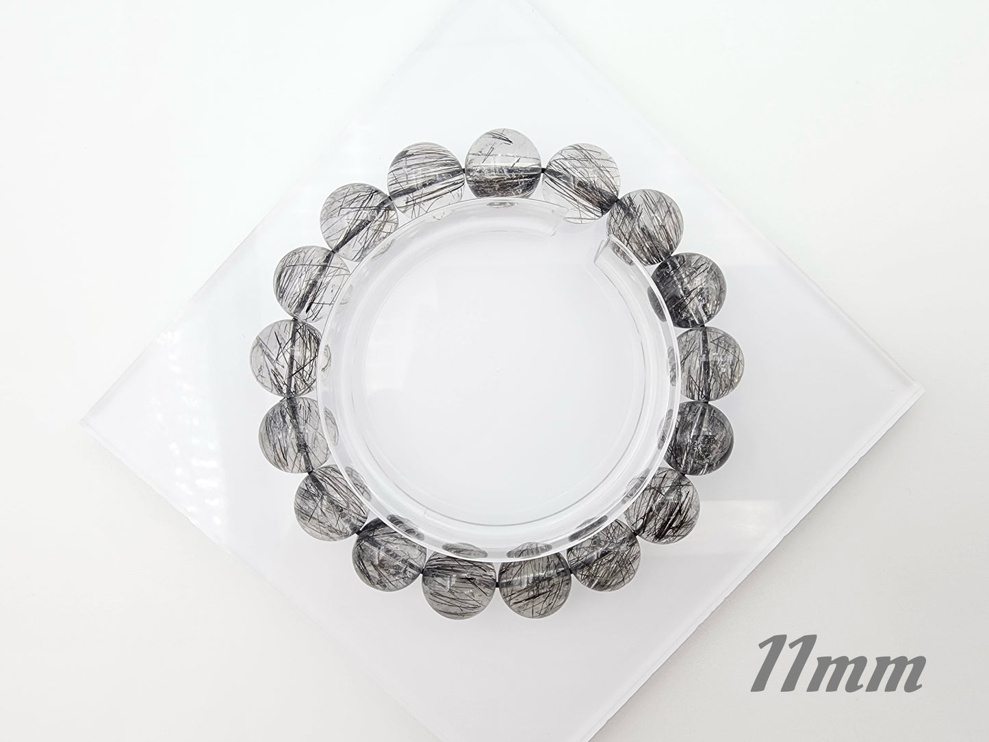 [Bracelet] Lace Black Rutilated Quartz Bracelet