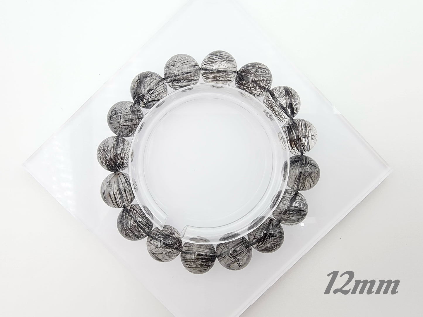 [Bracelet] Lace Black Rutilated Quartz Bracelet