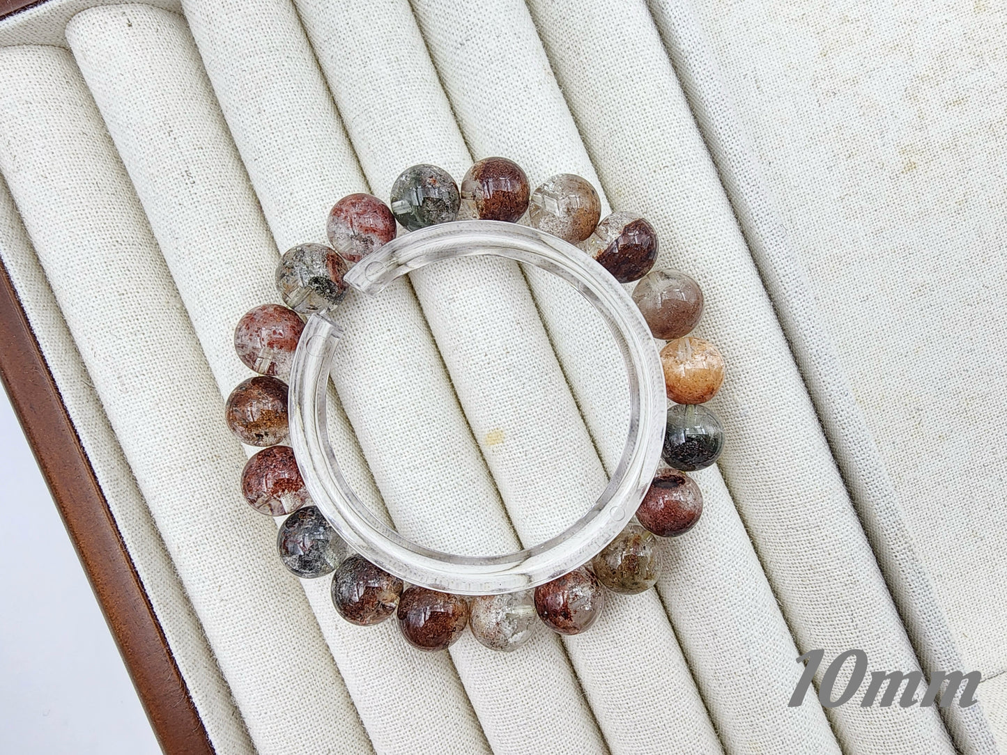[Bracelet] Elegant Four Seasons Phantom Quartz Bracelet - A Symphony of Nature’s Colors