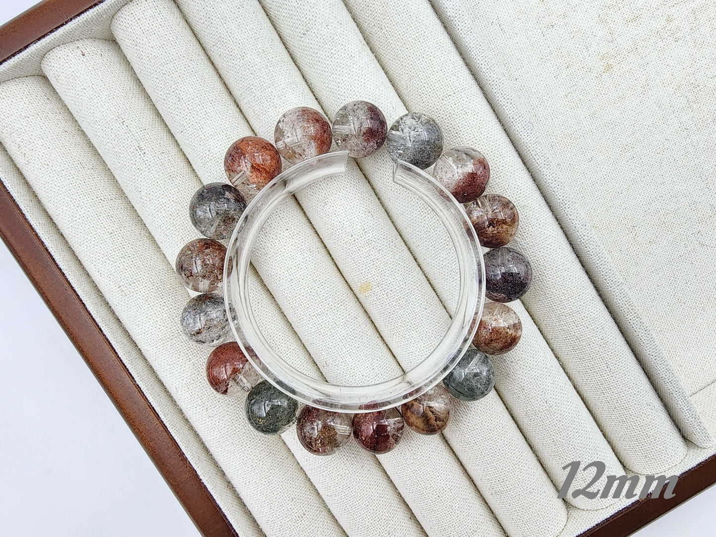 [Bracelet] Elegant Four Seasons Phantom Quartz Bracelet - A Symphony of Nature’s Colors