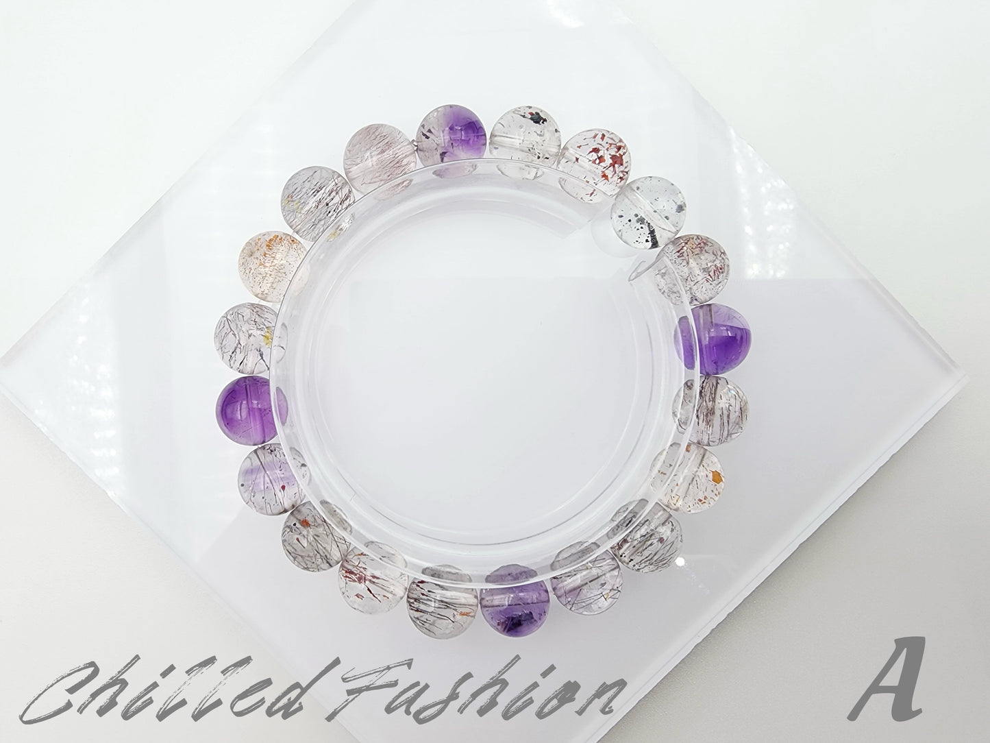 [Bracelet] Natural 9mm Super Seven Bracelet