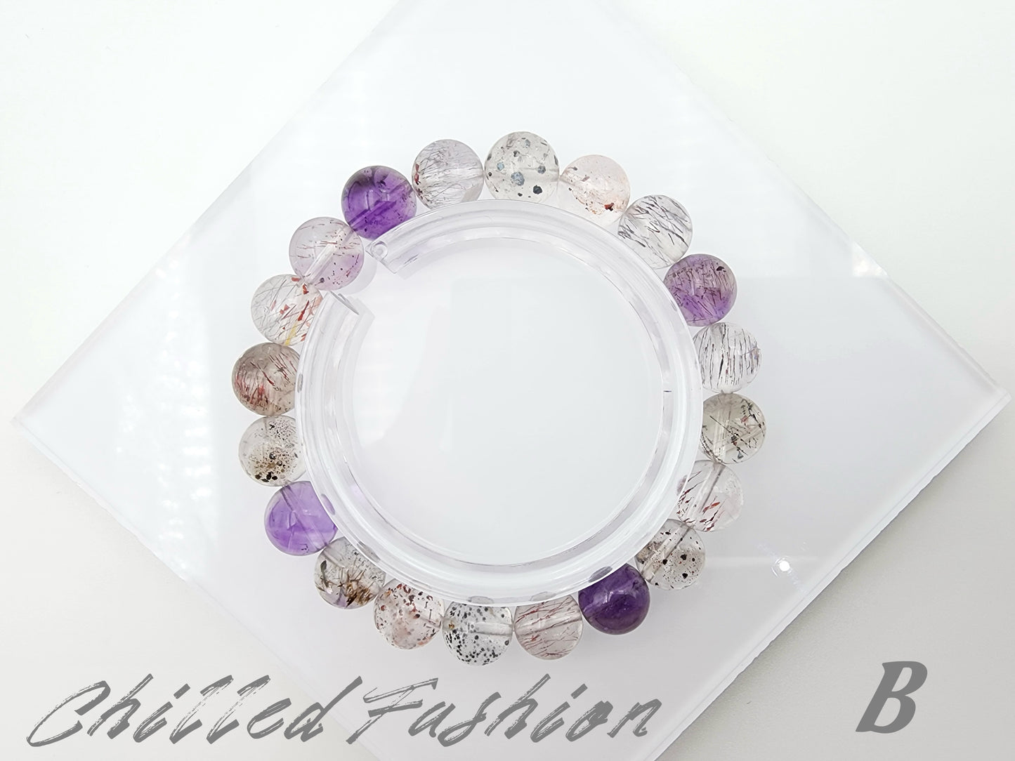 [Bracelet] Natural 9mm Super Seven Bracelet