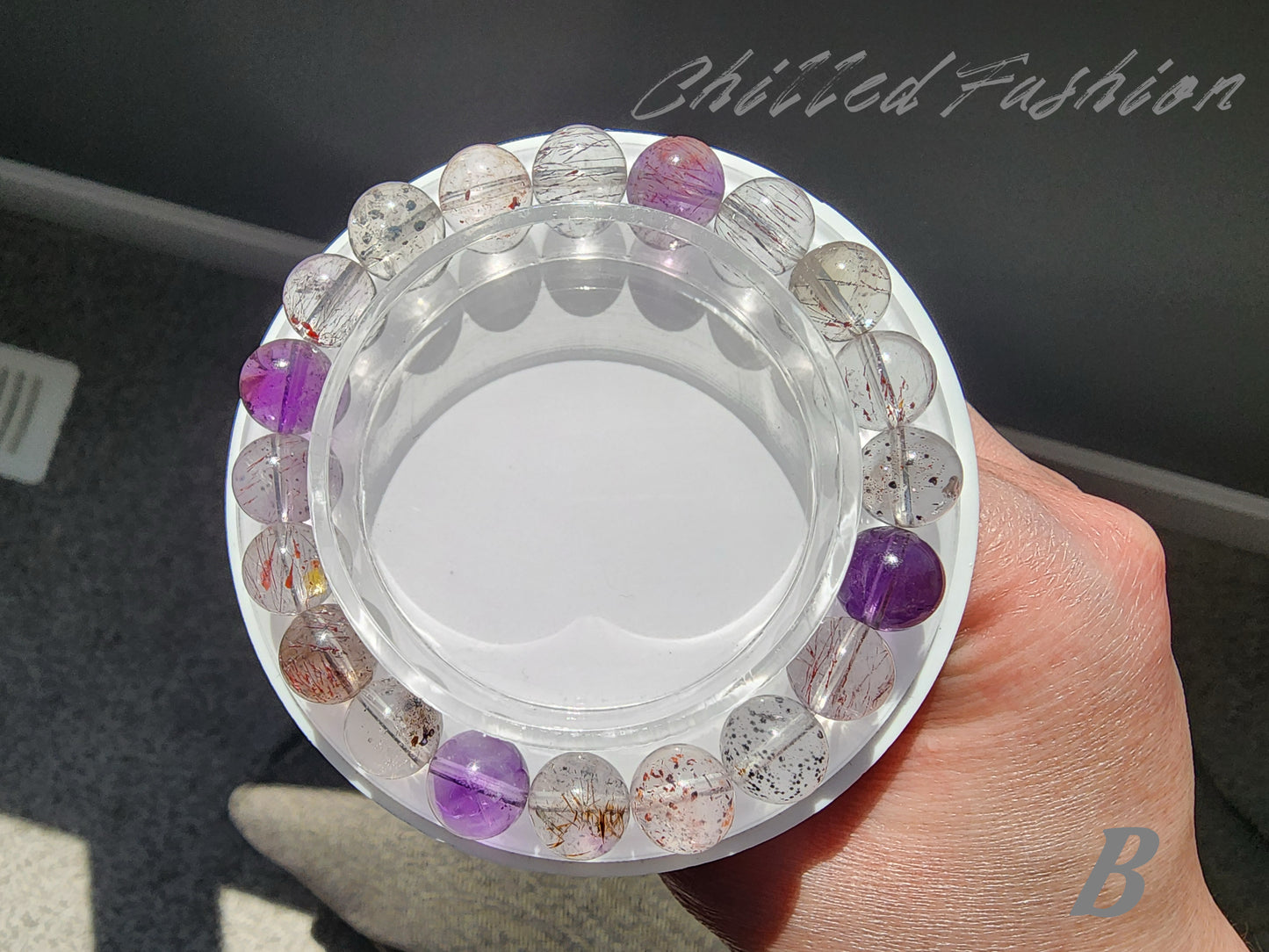 [Bracelet] Natural 9mm Super Seven Bracelet