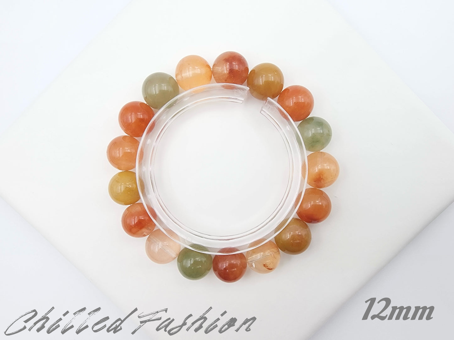 [Bracelet] Colorful Rabbit Hair Quartz Bracelet - A Radiant Trio of Happiness, Prosperity, and Longevity 福禄寿兔毛