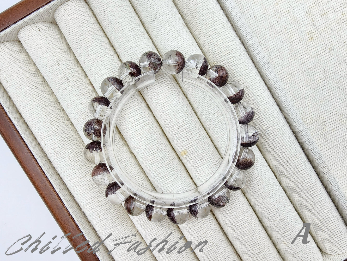 [Bracelet] 9mm Red Phantom Quartz Crystal Bracelet