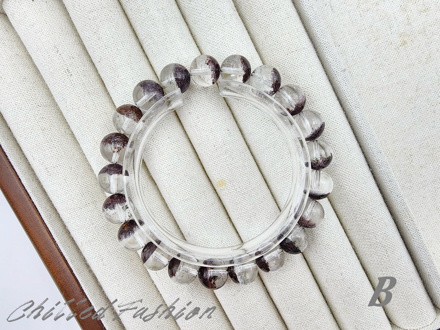 [Bracelet] 9mm Red Phantom Quartz Crystal Bracelet