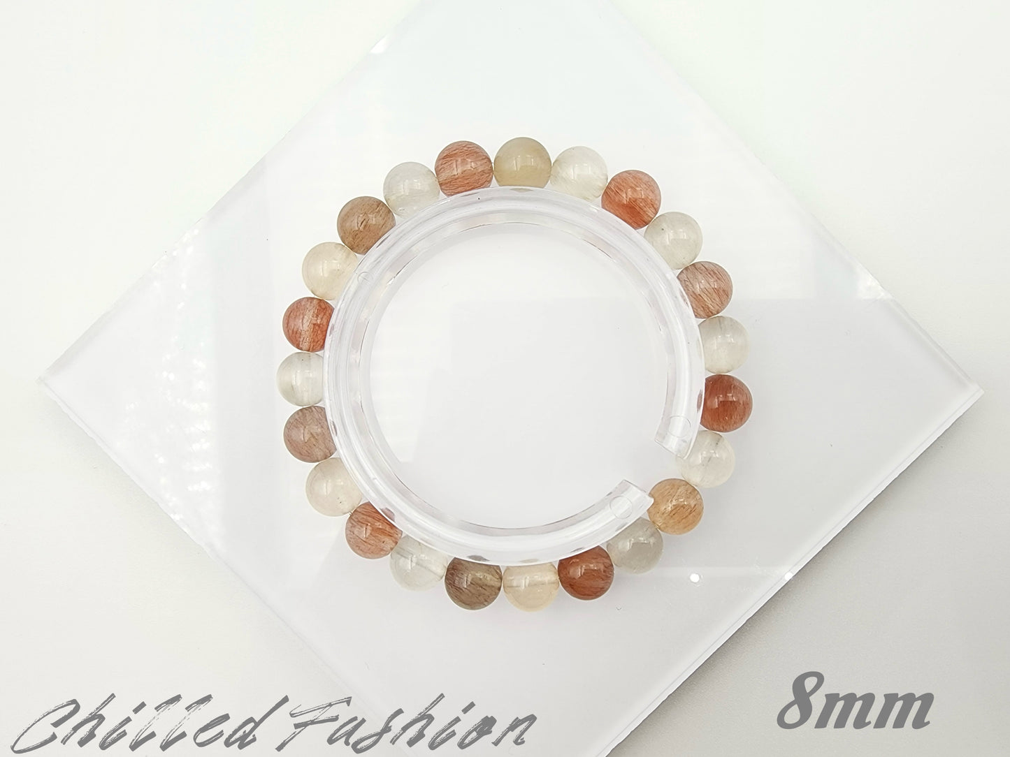 [Bracelet] Radiant Rabbit Hair Quartz 兔毛: A Symphony of Sunlit Strands
