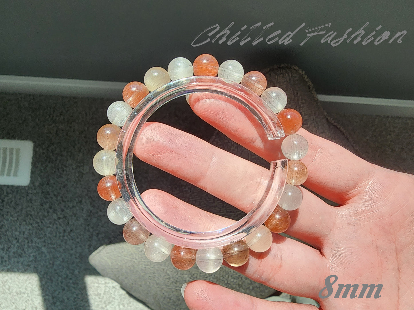 [Bracelet] Radiant Rabbit Hair Quartz 兔毛: A Symphony of Sunlit Strands