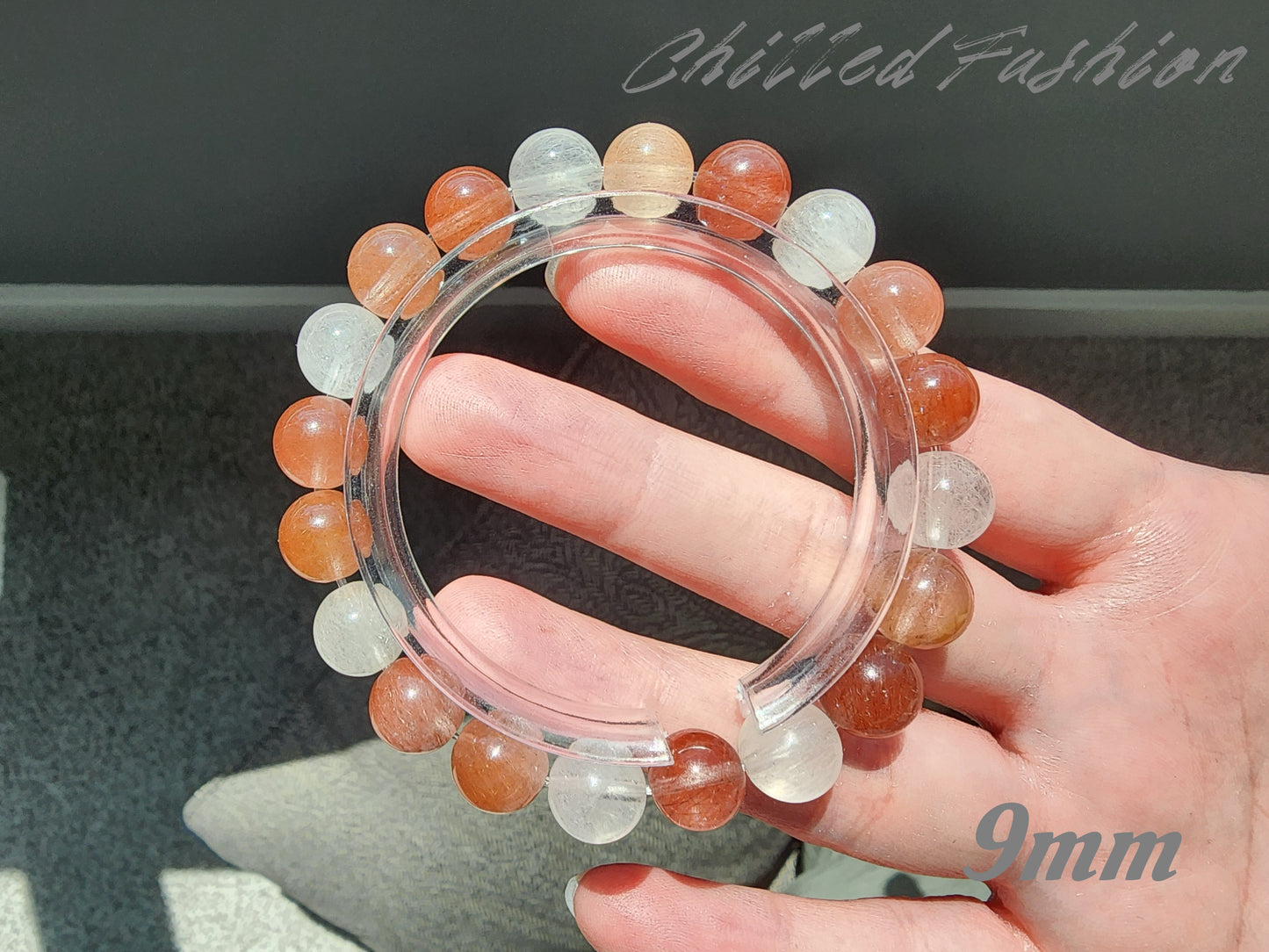 [Bracelet] Radiant Rabbit Hair Quartz 兔毛: A Symphony of Sunlit Strands
