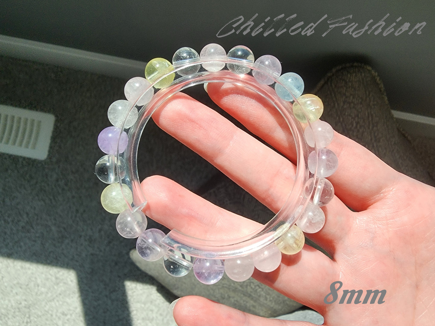 [Bracelet] Elegant Gemstone Bracelets - Clear Quartz, Rose Quartz, Lemon Quartz, Aquamarine, Amethyst - Healing Crystal Jewelry