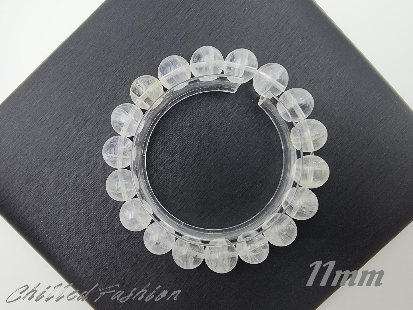 [Bracelet] Natural White Phantom Quartz Bracelet