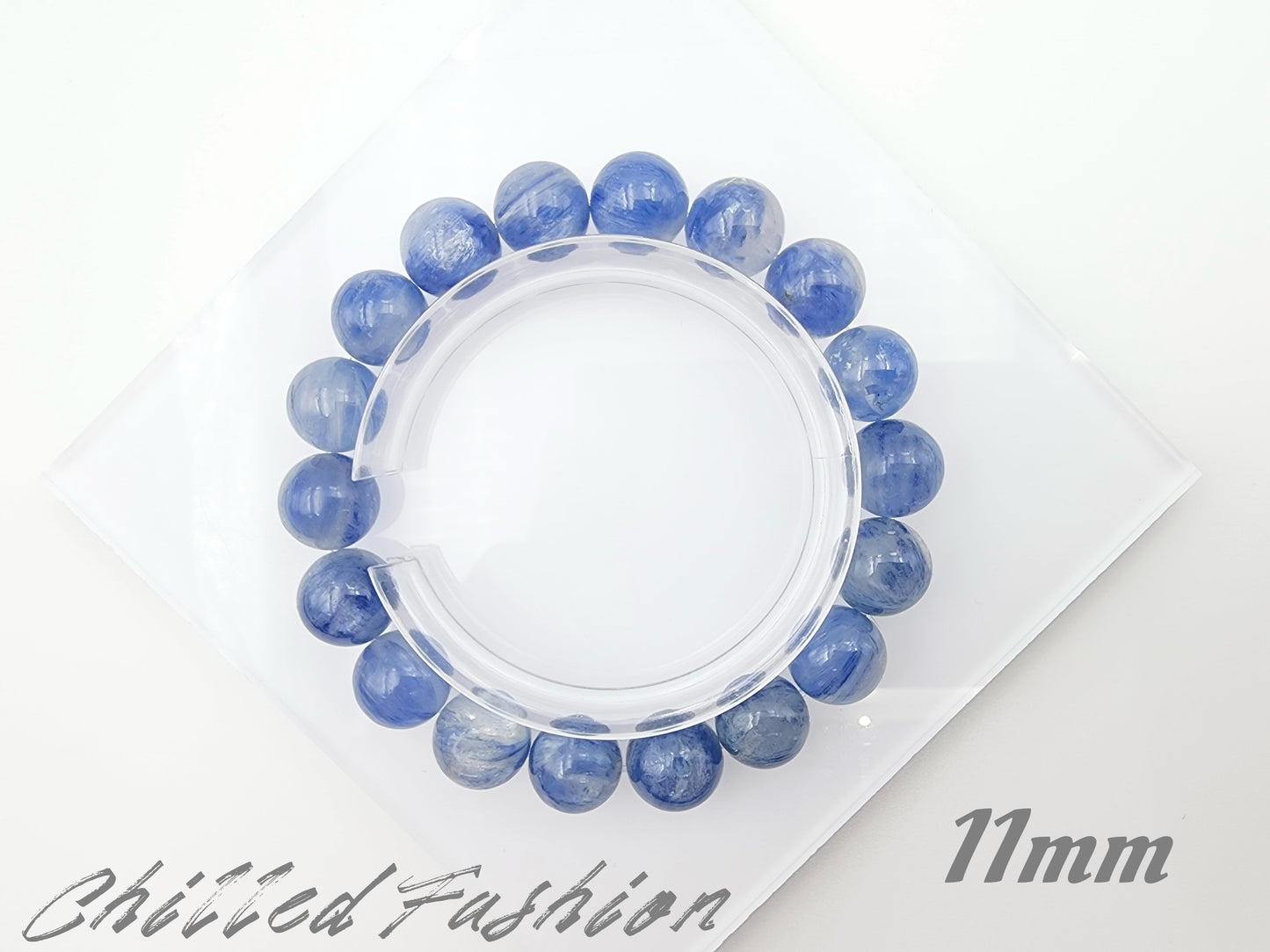 [Bracelet] Natural Kyanite Gemstone Bracelet: Tranquility & Self-Expression