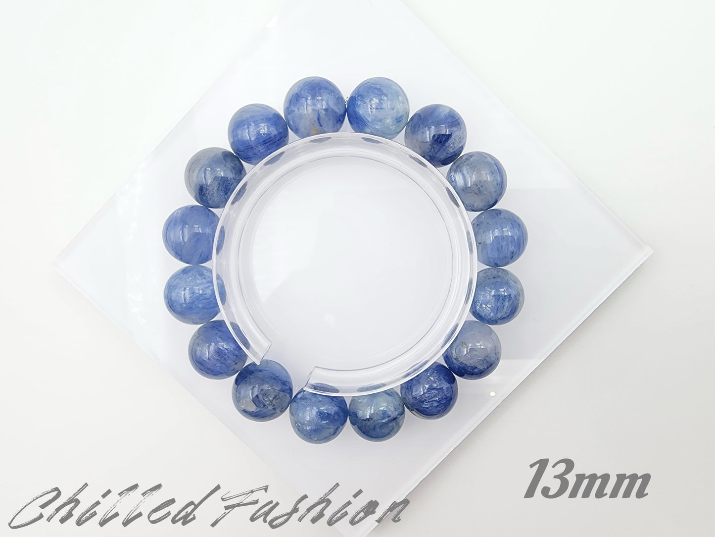 [Bracelet] Natural Kyanite Gemstone Bracelet: Tranquility & Self-Expression