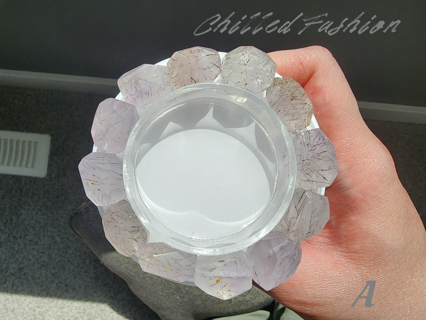 [Bracelet] Super Seven Faceted Nugget Bracelet