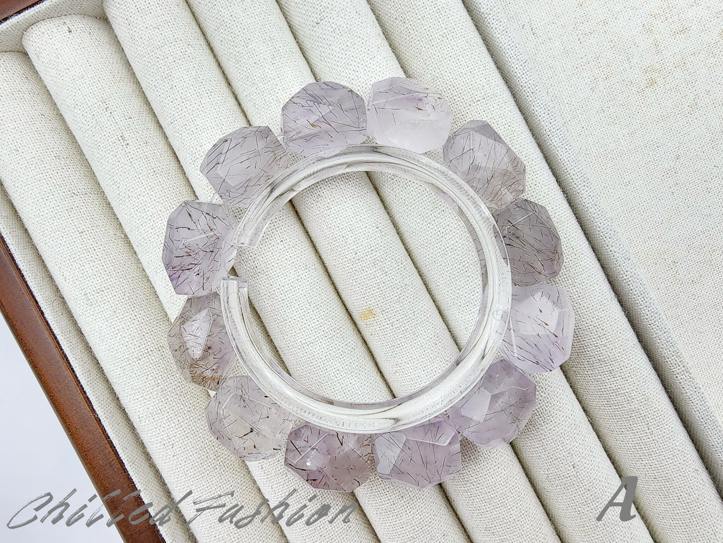 [Bracelet] Super Seven Faceted Nugget Bracelet