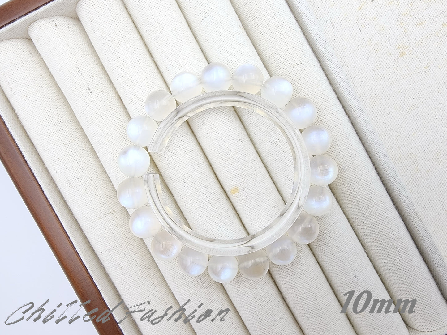 [Bracelet] Elegant Blue Moonstone Bracelet