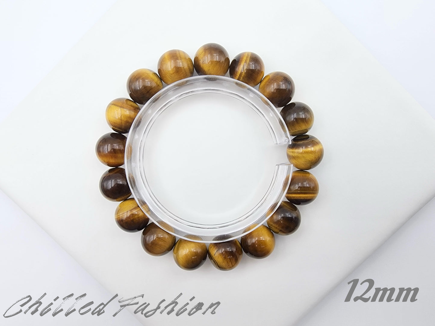 [Bracelet] Natural Yellow Tiger's Eye Bracelet