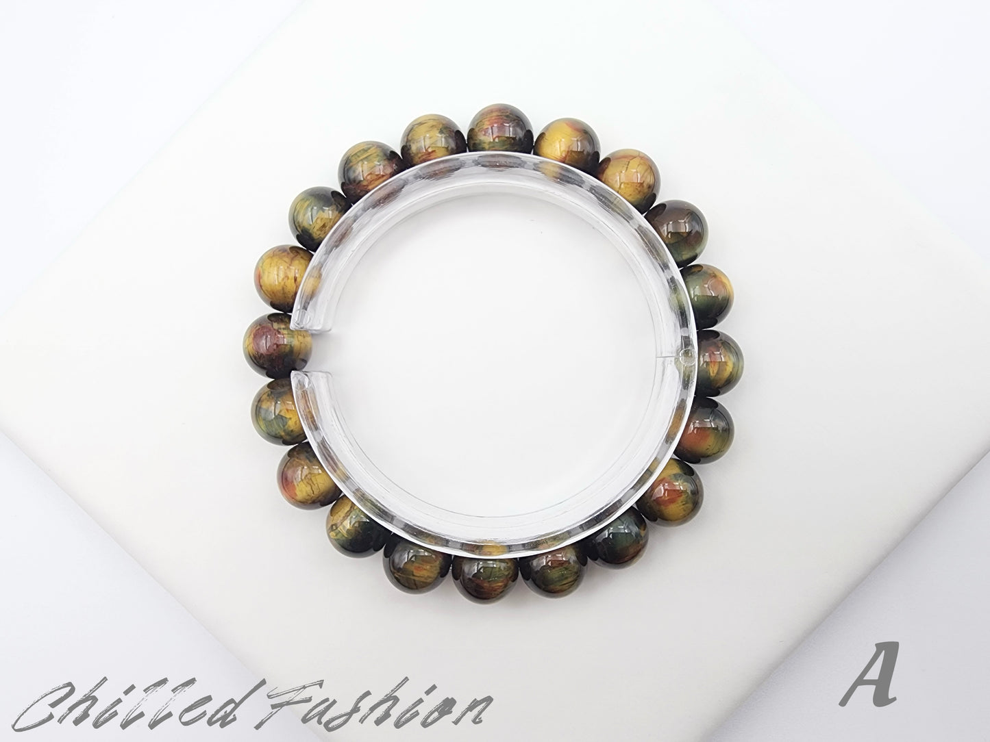 [Bracelet] Natural 10mm Dunhuang Style Pietersite Bracelet