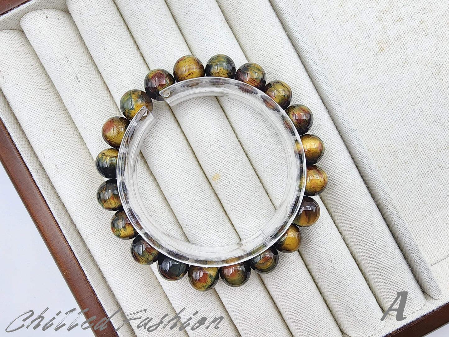 [Bracelet] Natural 10mm Dunhuang Style Pietersite Bracelet