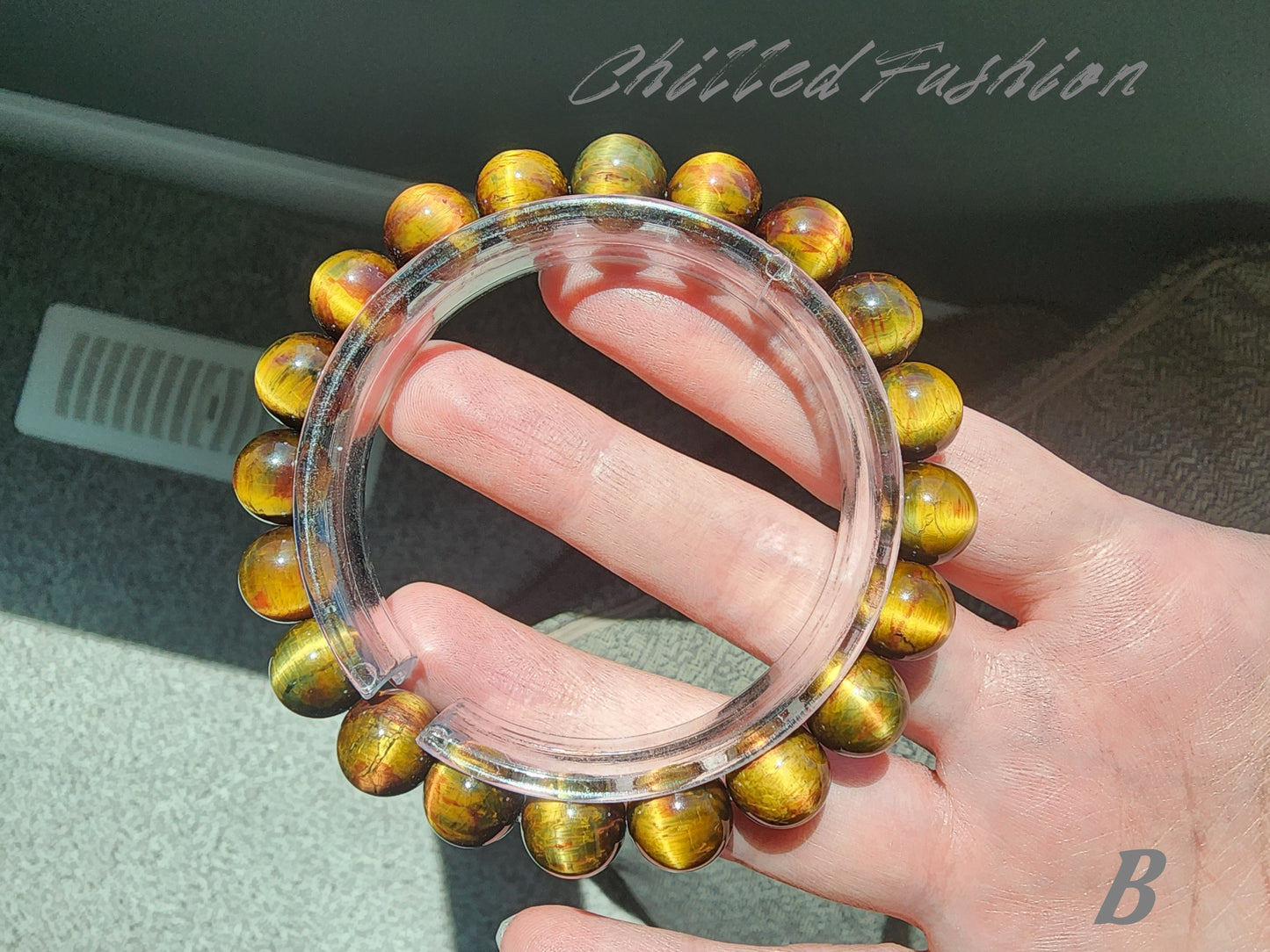 [Bracelet] Natural 10mm Dunhuang Style Pietersite Bracelet