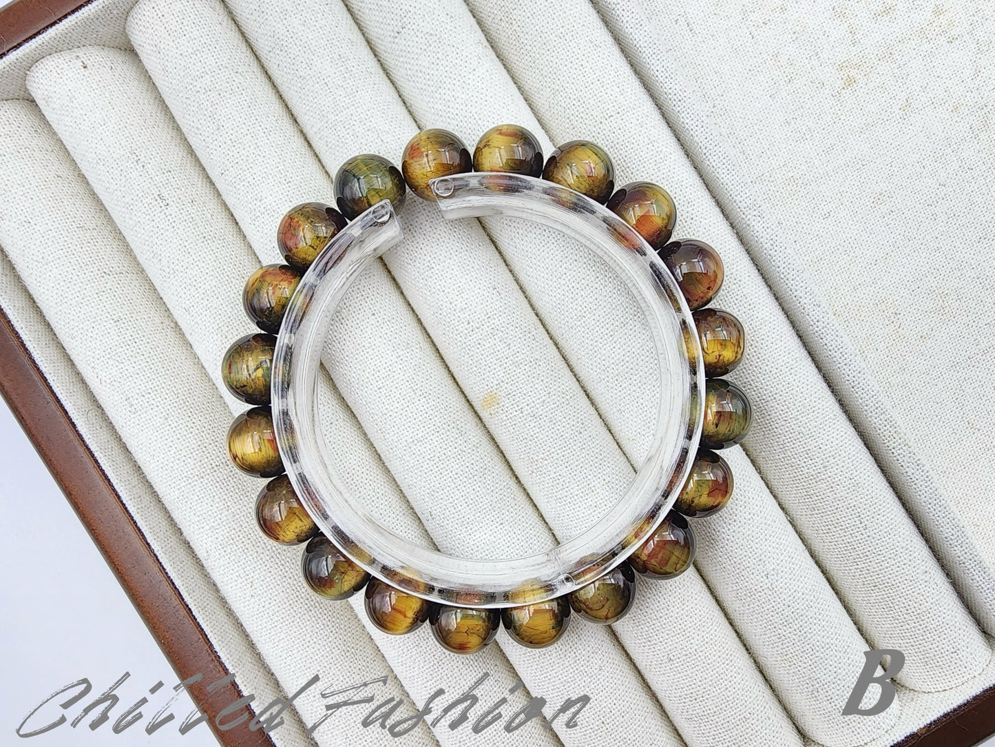 [Bracelet] Natural 10mm Dunhuang Style Pietersite Bracelet