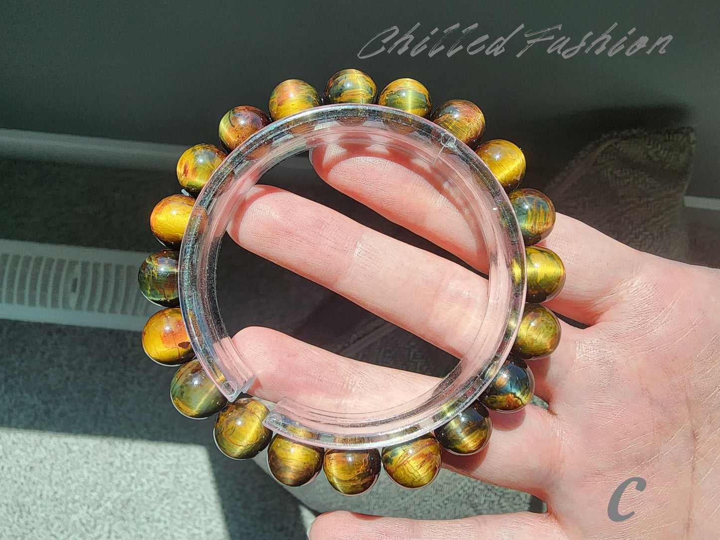 [Bracelet] Natural 10mm Dunhuang Style Pietersite Bracelet