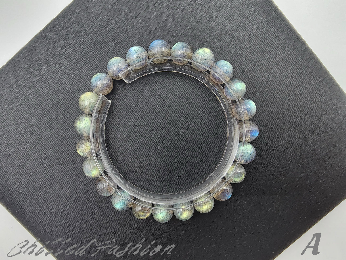 [Bracelet] 8mm Labradorite Bracelet with Stunning Natural Flash
